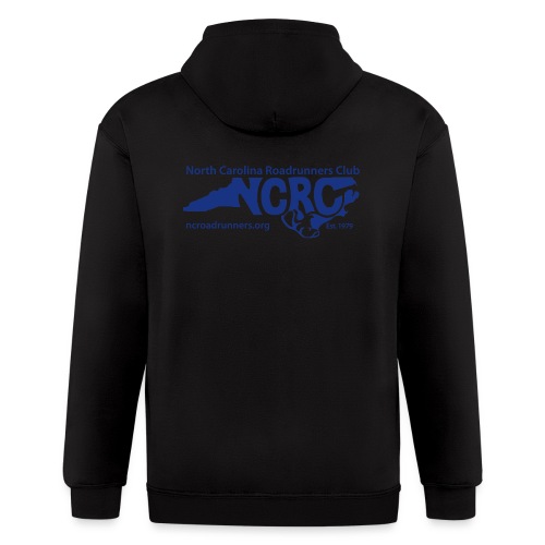 NCRC Blue Logo3 - Men's Zip Hoodie