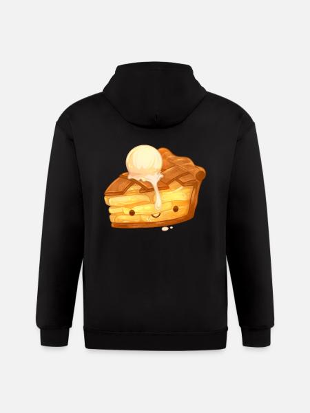 Apple Pie - Gildan Heavy Blend Adult Zip Hoodie - black
