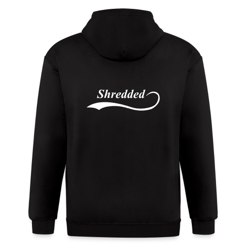 Mens Shredded Crewneck Sweatshirt - Men's Zip Hoodie