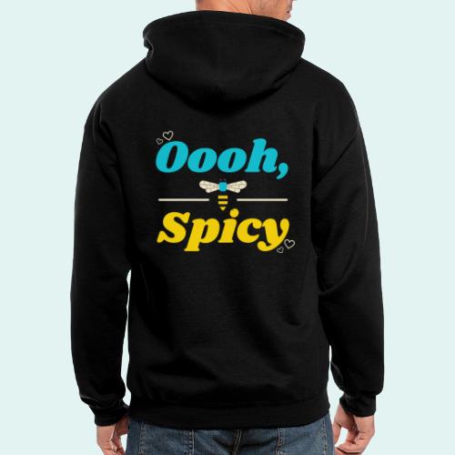 Oooh, Spicy - Men's Zip Hoodie
