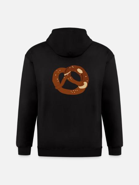Pretzel - Gildan Heavy Blend Adult Zip Hoodie - black