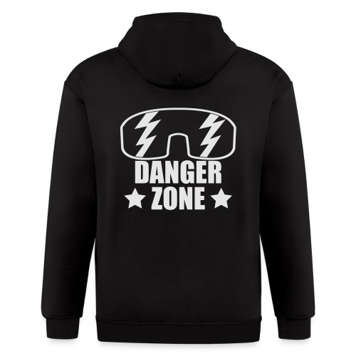 dangerzone_forblack - Men's Zip Hoodie