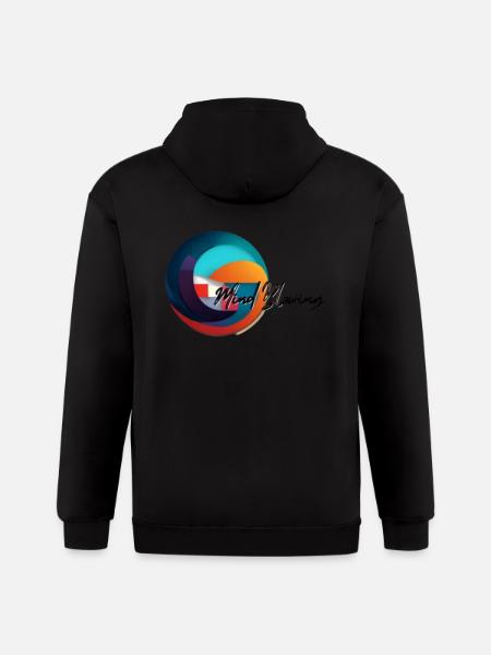 Absolutely Relative: Elegant Simplicity - Gildan Heavy Blend Adult Zip Hoodie - black