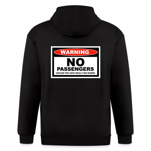 No Passengers - Men's Zip Hoodie