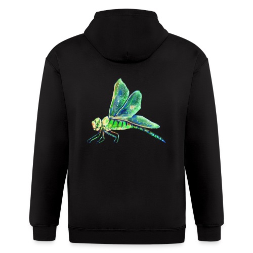 green dragonfly - Men's Zip Hoodie