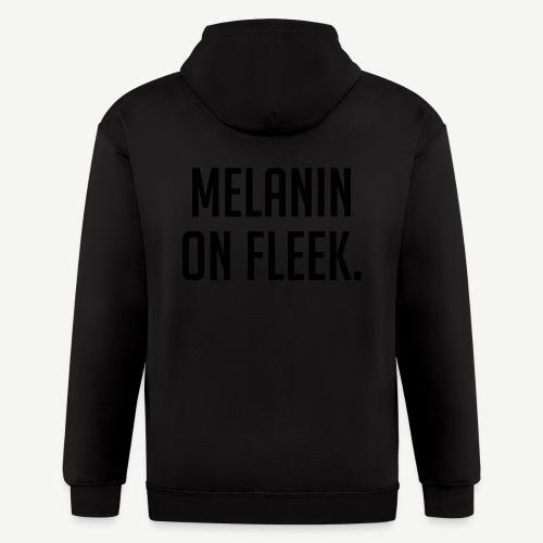 Melanin On Fleek - Men's Zip Hoodie