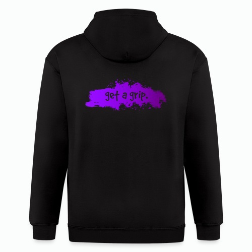 Purple Grip - Men's Zip Hoodie