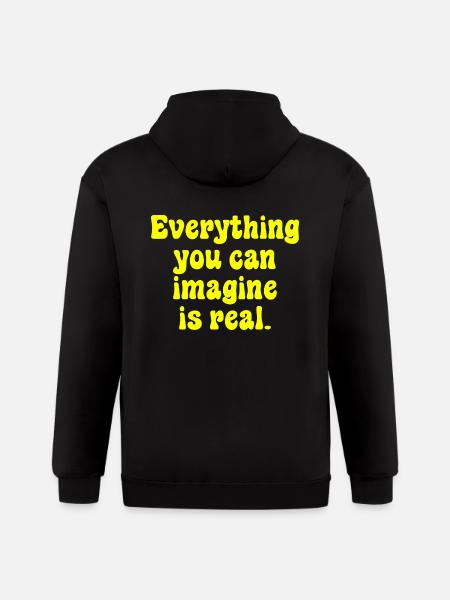 Imagine - Gildan Heavy Blend Adult Zip Hoodie - black