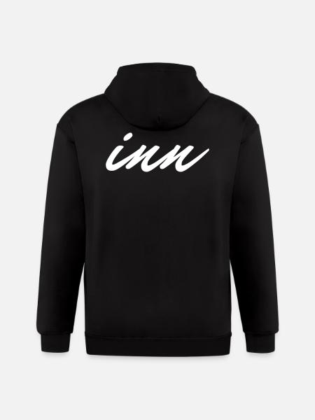 T-shirts Design LOGO"inn" - Gildan Heavy Blend Adult Zip Hoodie - black