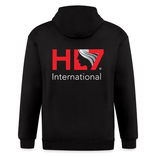 Women of HL7 Logo - Men's Zip Hoodie