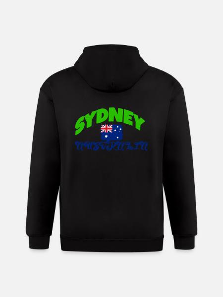Sydney - Gildan Heavy Blend Adult Zip Hoodie - black