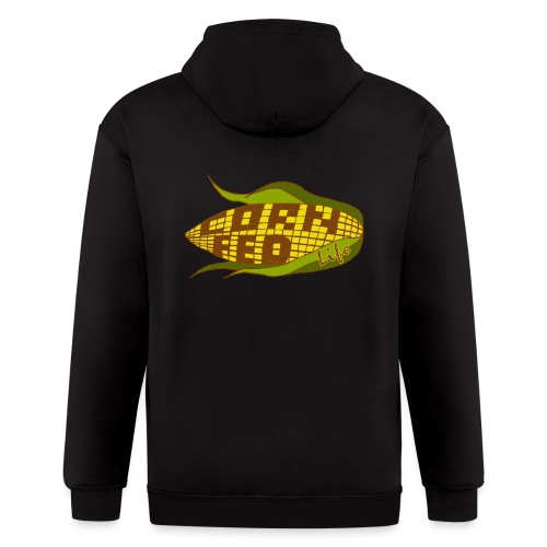 Corn Fed Logo - Men's Zip Hoodie