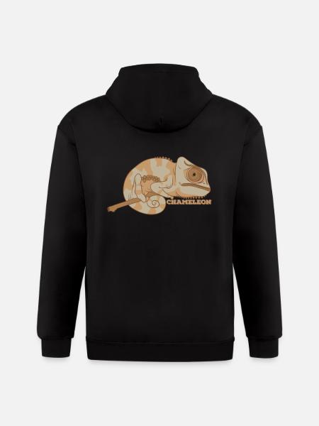 Chameleon - Gildan Heavy Blend Adult Zip Hoodie - black