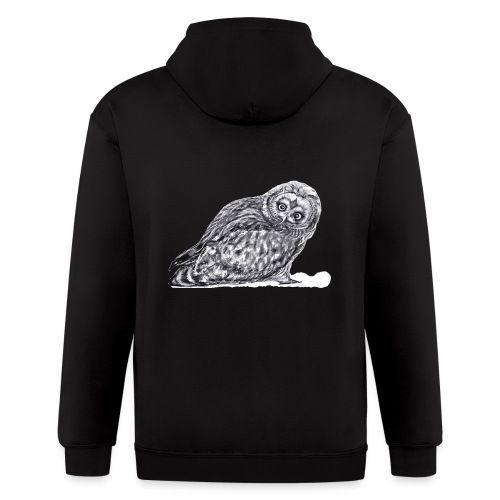 Owl snow - Men's Zip Hoodie