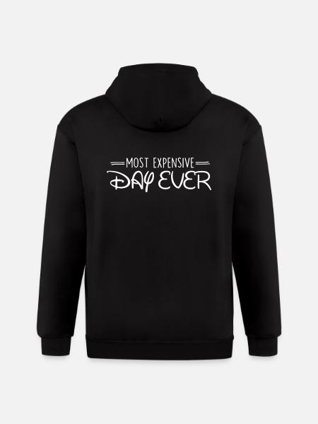 Most Expensive Day Ever - Gildan Heavy Blend Adult Zip Hoodie - black