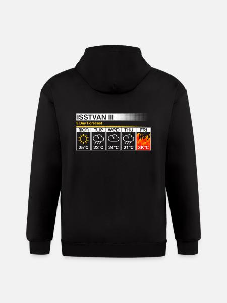 Grim Forecast - Gildan Heavy Blend Adult Zip Hoodie - black