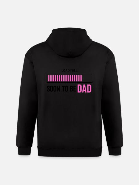Soon To Be Dad - Gildan Heavy Blend Adult Zip Hoodie - black