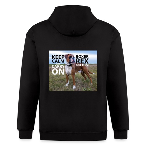Keep calm and carry on - Men's Zip Hoodie