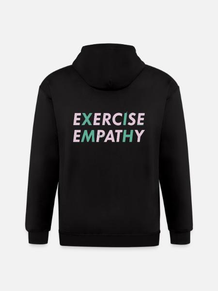 EMPATHY - Gildan Heavy Blend Adult Zip Hoodie - black