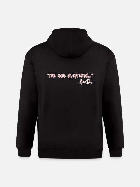 DESIGNIm not surprised - Gildan Heavy Blend Adult Zip Hoodie - black
