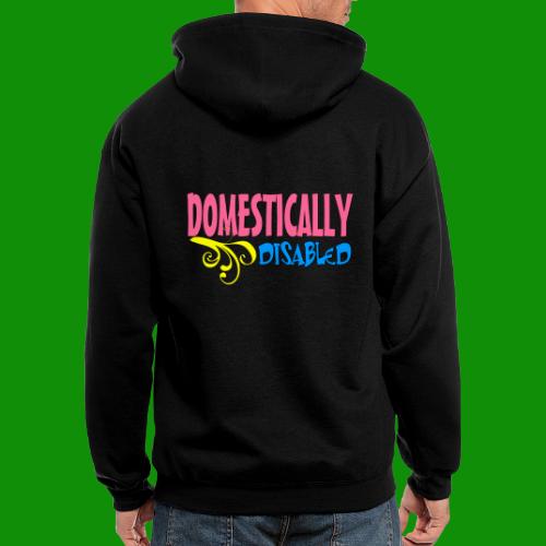 DOMESTICALLY DISABLED - Men's Zip Hoodie