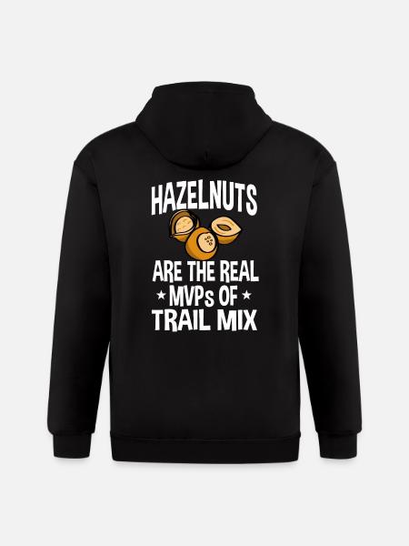Hazelnuts Saying - Gildan Heavy Blend Adult Zip Hoodie - black