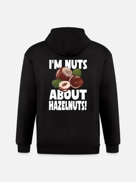 Funny Hazelnuts Shirt - Gildan Heavy Blend Adult Zip Hoodie - black
