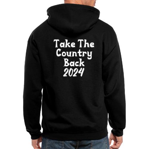 Take The Country Back 2024 - Men's Zip Hoodie