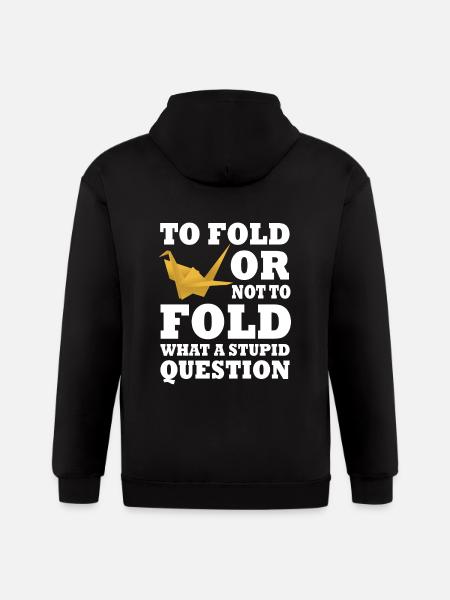 Origami Gift - Gildan Heavy Blend Adult Zip Hoodie - black