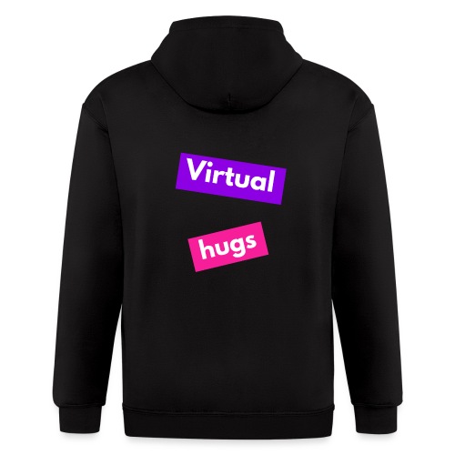 Virtual hugs - Men's Zip Hoodie
