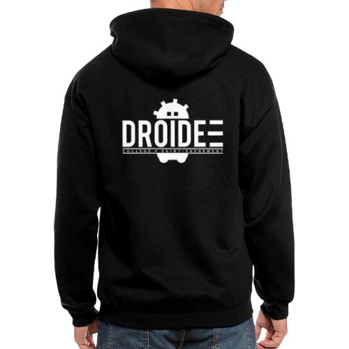 Logo DROIDE - Veste zippée à capuche pour hommes