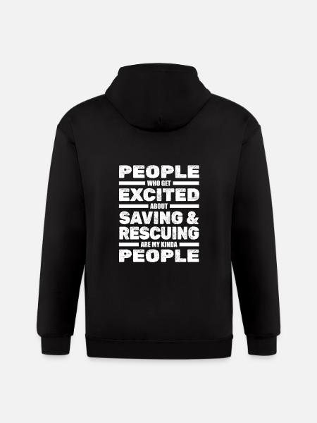 EMT Paramedic - Gildan Heavy Blend Adult Zip Hoodie - black