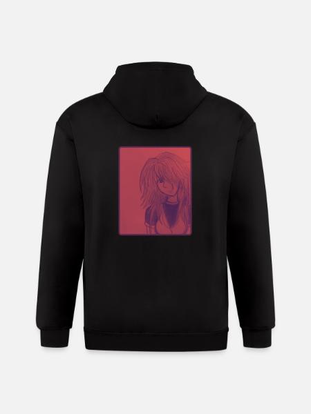 bloodmoon - Gildan Heavy Blend Adult Zip Hoodie - black