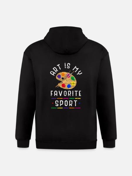Artists - Gildan Heavy Blend Adult Zip Hoodie - black