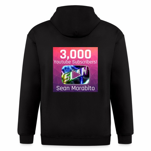 Sean Morabito's 3000 Sub's Logo - Men's Zip Hoodie