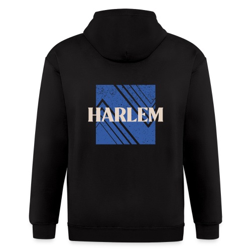 Harlem Style Graphic - Men's Zip Hoodie