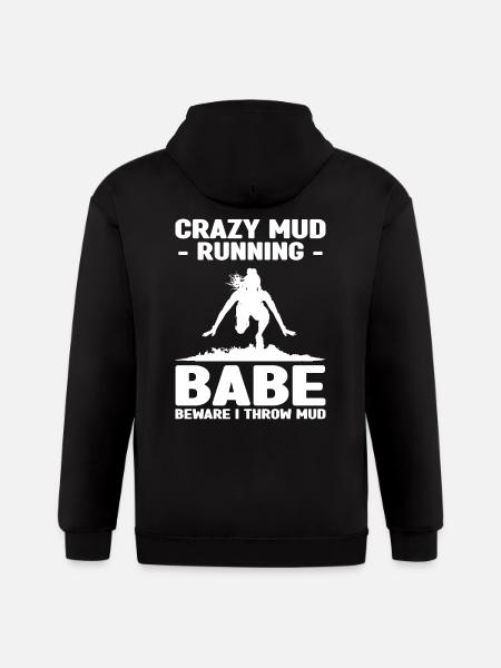 Mud racing - Gildan Heavy Blend Adult Zip Hoodie - black