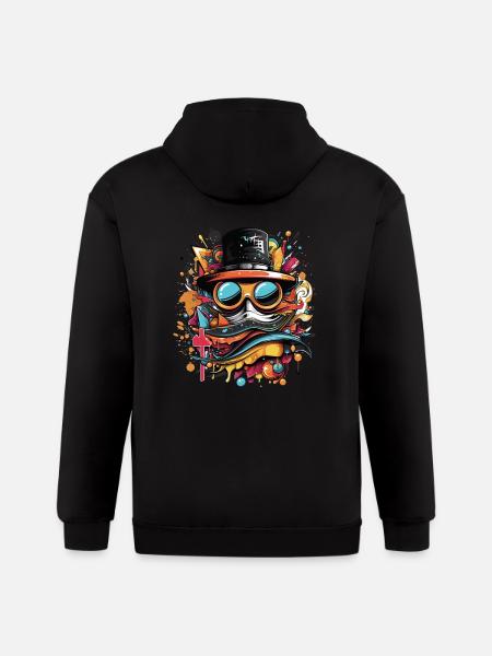 Sneaker Swag - Gildan Heavy Blend Adult Zip Hoodie - black