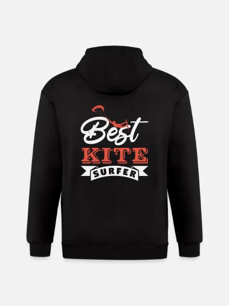 Kite Best - Gildan Heavy Blend Adult Zip Hoodie - black