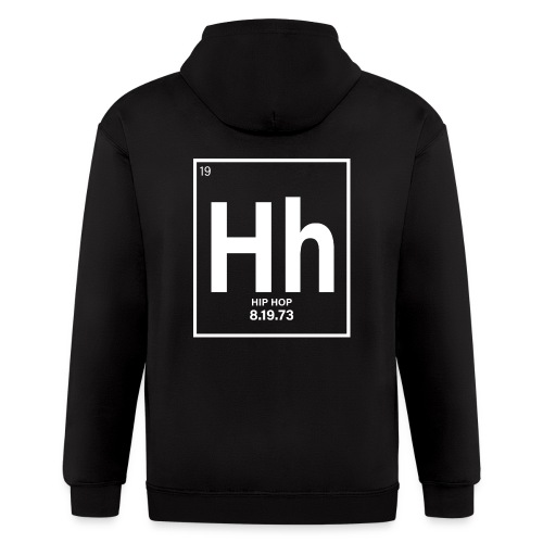 Hip HOP periodic table - Men's Zip Hoodie