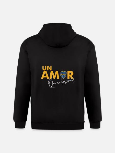 Club Atletico Boca Juniors El mejor Papa - Gildan Heavy Blend Adult Zip Hoodie - black