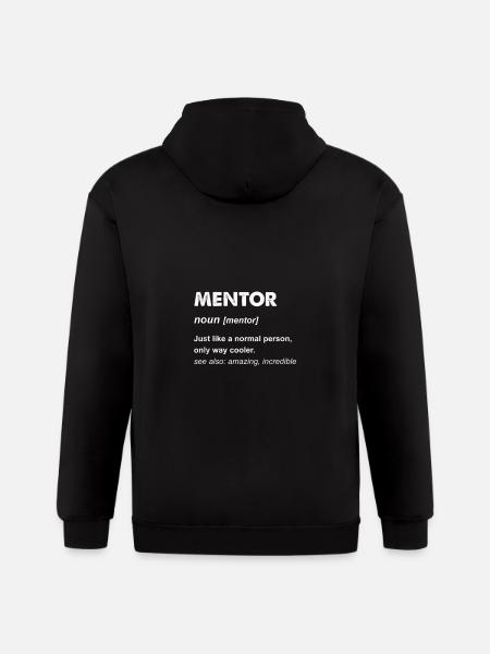 Mentor Gift - Gildan Heavy Blend Adult Zip Hoodie - black