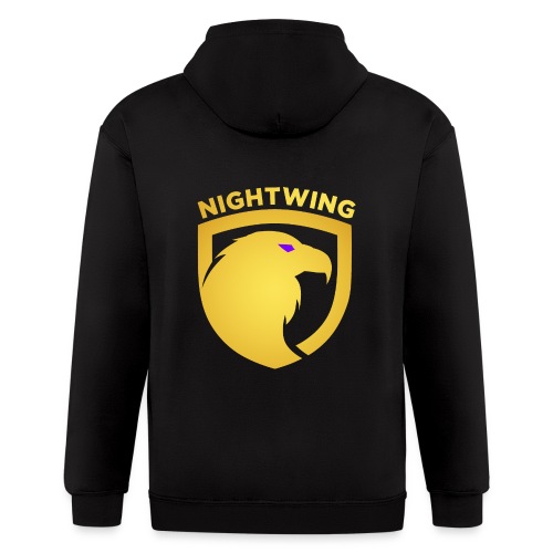 Nightwing Gold Crest - Men's Zip Hoodie