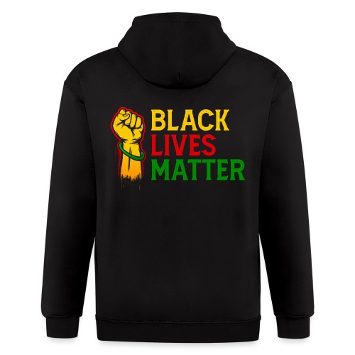 Black Lives Matter - Men's Zip Hoodie