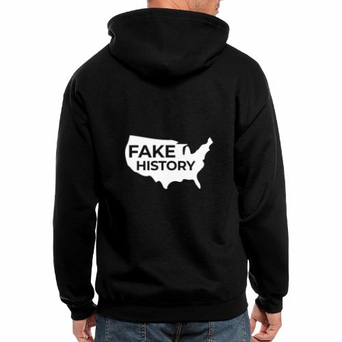 Fake History of America - Men's Zip Hoodie