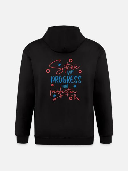 Motivational Quotes - Gildan Heavy Blend Adult Zip Hoodie - black