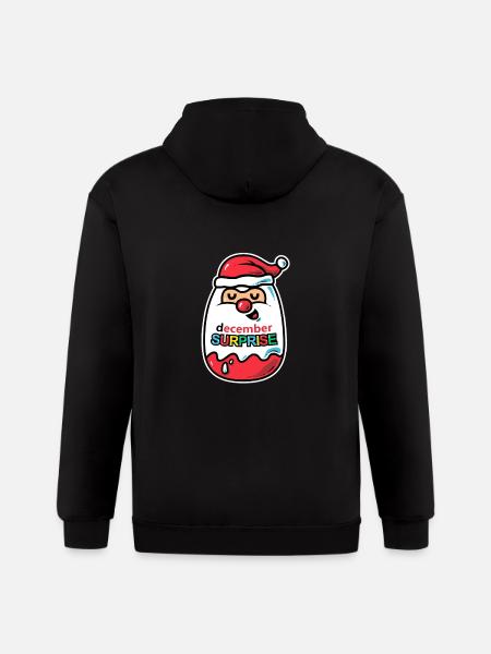 December Surprise - Gildan Heavy Blend Adult Zip Hoodie - black