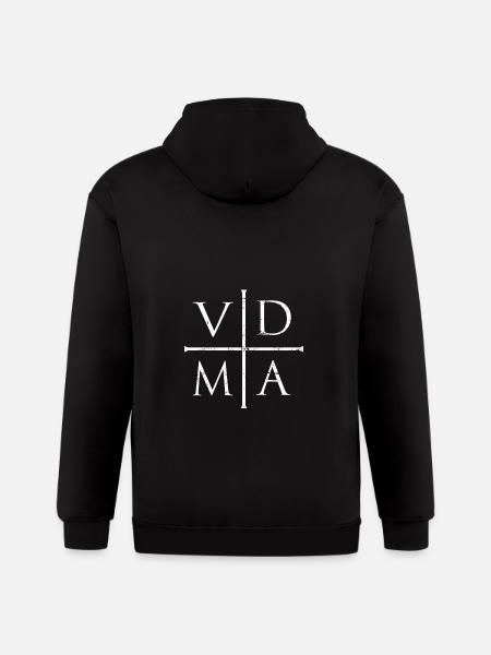 VDMA | Lutheran Design - Gildan Heavy Blend Adult Zip Hoodie - black