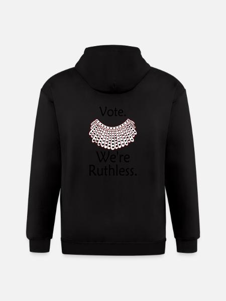 Vote We're Ruthless - Gildan Heavy Blend Adult Zip Hoodie - black