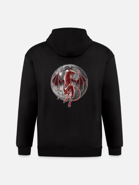Jersey Devil - Gildan Heavy Blend Adult Zip Hoodie - black